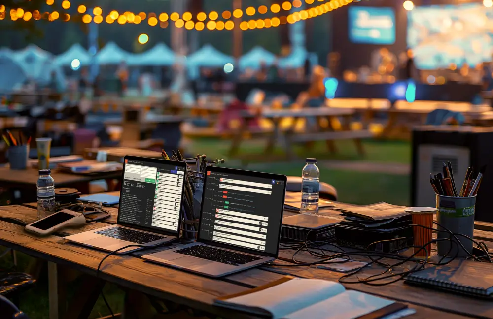 Organizátoři sledují prodeje v reálném čase přímo na akci.